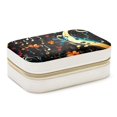 thumbnail image 1 of Note Velvet Portable Jewelry Organizer with Removable Compartment – Necklace Holder, Earring Organizer, and Jewelry Boxes - Gift, 1 of 7