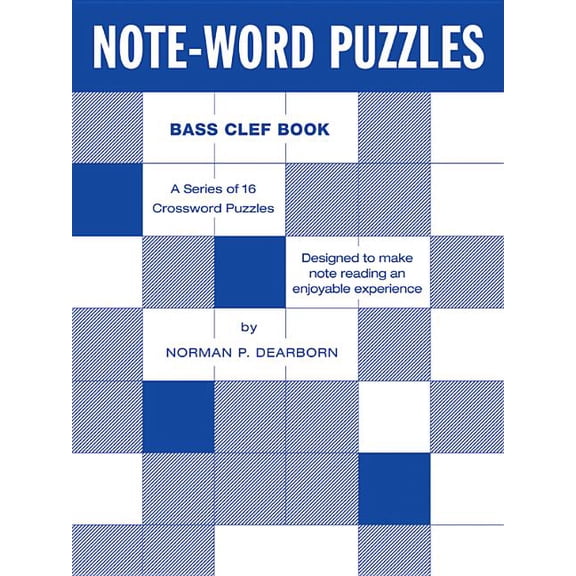 Pre-Owned Note-Word Puzzles: Bass Clef