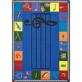 thumbnail image 1 of Joy Carpets Kid Essentials Note Worthy (Preschool) 7'8" x 10'9" Area Rug in Color Multi, 1 of 3
