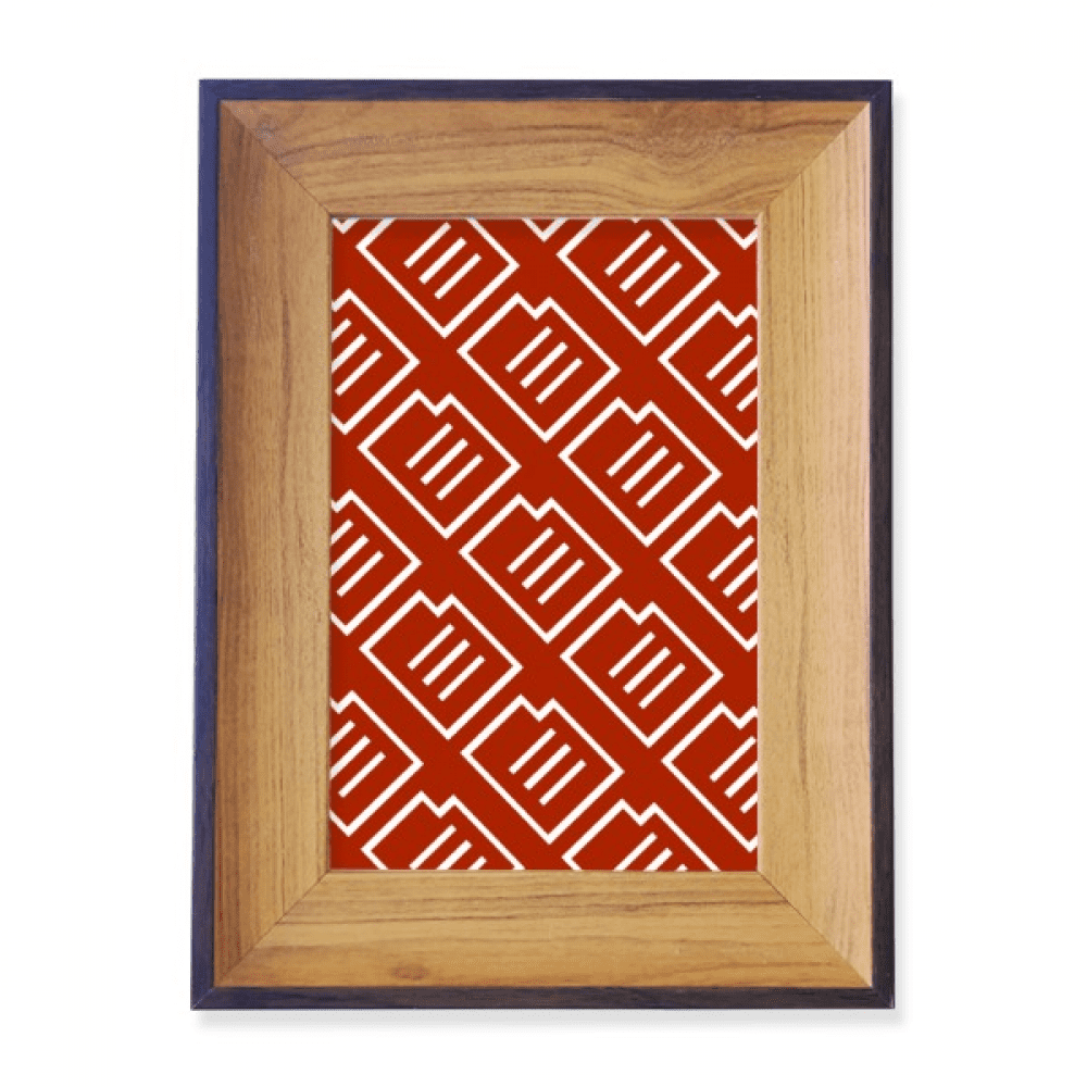 Stylist Pattern Photo Frame Note Writing Seal Patterns Photo Frame Exhibition Display Art Desktop ...