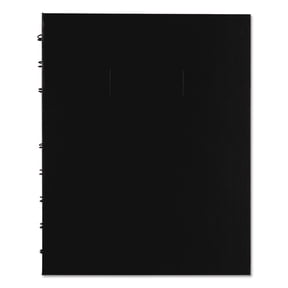 96-Sheets 9.25 in. x 7.25 in. Data/Lab-Record Format with Narrow and Quadrille Rule Sections NotePro Quad Notebook - Black Cover