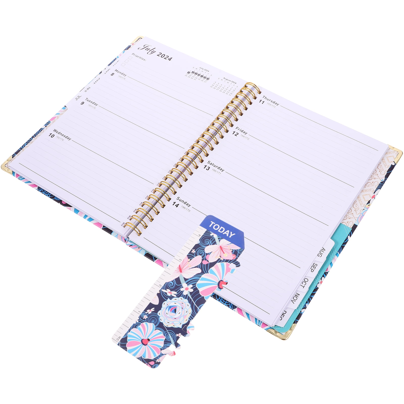 Notebook 2024 Planner Scrapbooks Student Notebooks Work Pads 12 Month