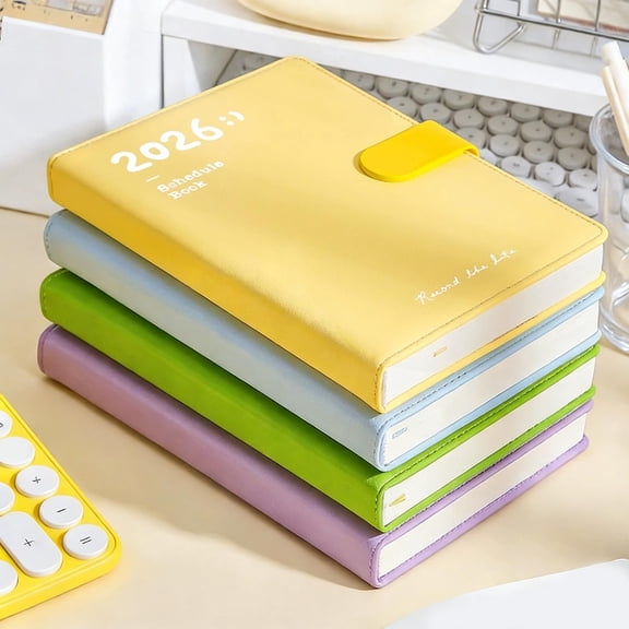 Notebook 2026 Planner A5 Magnetic Closure Weekly Journal 320 Pages PU Leather Thick Paper Diary for College Office Goals by Xuniizn