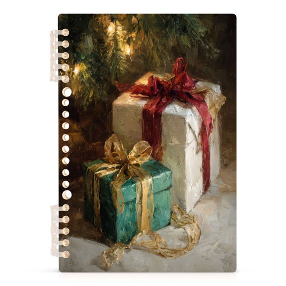 Notebook 8.3x5.7x0.4 Inch Journey Note Diary Hardcover Notebook 60 Pages,80g Paper Writing Smooth and Not Easy to Break Beautiful Christmas Present