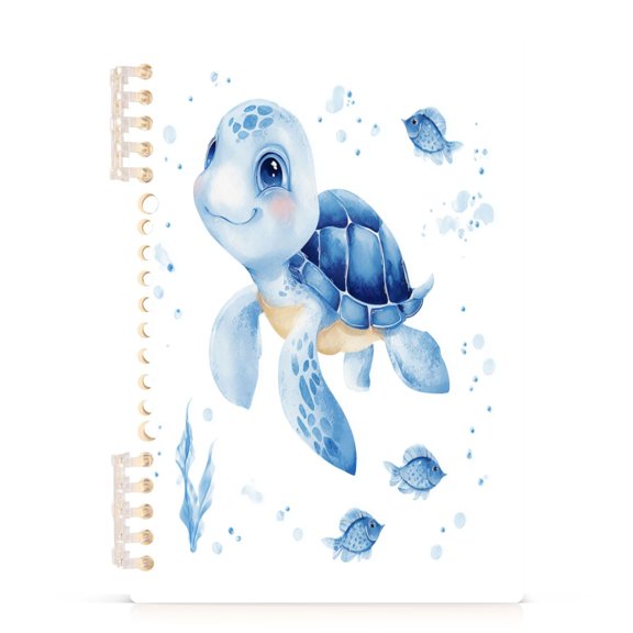Notebook 8.3x5.7x0.4 Inch Journey Note Diary Hardcover Notebook 60 Pages,80g Paper Writing Smooth and Not Easy to Break Sea Turtle Sticker