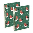 thumbnail image 1 of Notebook 8.3x5.7x0.4 Inch One Sizex1 Journey Note Diary Hardcover Notebook 60 Pages,80g Paper Writing Smooth and Not Easy to Break Little Red Christmas Bird, 1 of 8