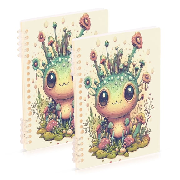 Notebook 8.3x5.7x0.4 Inch One Sizex1 Journey Note Diary Hardcover Notebook 60 Pages,80g Paper Writing Smooth and Not Easy to Break Cartoon Beautiful Monster