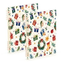 Notebook 8.3x5.7x0.4 Inch One Sizex1 Journey Note Diary Hardcover Notebook 60 Pages,80g Paper Writing Smooth and Not Easy to Break Cartoon Christmas Gift