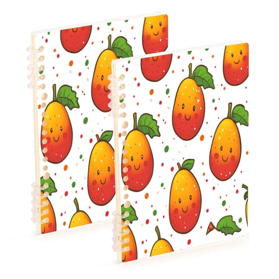 Notebook 8.3x5.7x0.4 Inch One Sizex1 Journey Note Diary Hardcover Notebook 60 Pages,80g Paper Writing Smooth and Not Easy to Break Lovely Smile Christmas Mango