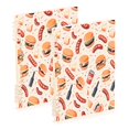 thumbnail image 1 of Notebook 8.3x5.7x0.4 Inch One Sizex1 Journey Note Diary Hardcover Notebook 60 Pages,80g Paper Writing Smooth and Not Easy to Break Hamburger Sausage, 1 of 8