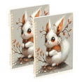 thumbnail image 1 of Notebook 8.3x5.7x0.4 Inch One Sizex1 Journey Note Diary Hardcover Notebook 60 Pages,80g Paper Writing Smooth and Not Easy to Break Little Rabbit, 1 of 8