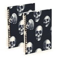 thumbnail image 1 of Notebook 8.3x5.7x0.4 Inch One Sizex2 Journey Note Diary Hardcover Notebook 60 Pages,80g Paper Writing Smooth and Not Easy to Break Halloween Skeletons3, 1 of 8