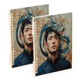 thumbnail image 1 of Notebook 8.3x5.7x0.4 Inch One Sizex2 Journey Note Diary Hardcover Notebook 60 Pages,80g Paper Writing Smooth and Not Easy to Break Dragon Man, 1 of 8