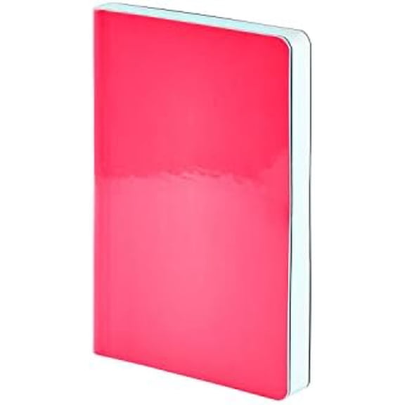 Notebook A6 | Candy S - Neon Pink | Dotted Journal | 2.5 mm Dot Grid | 176 Numbered Pages | 120 g Premium Paper | Glossy | Sustainably Produced in Germany$$Office