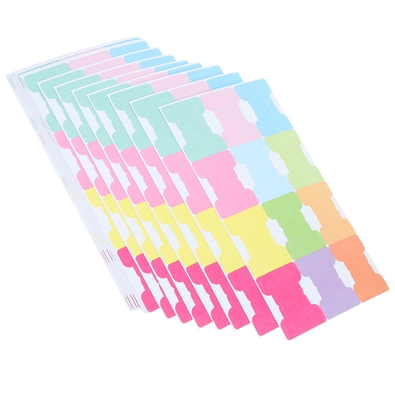 ifundom Assorted Color Sticky Bookmarks for Note Organization and Decoration, Portable, Reusable, and Easy to Use