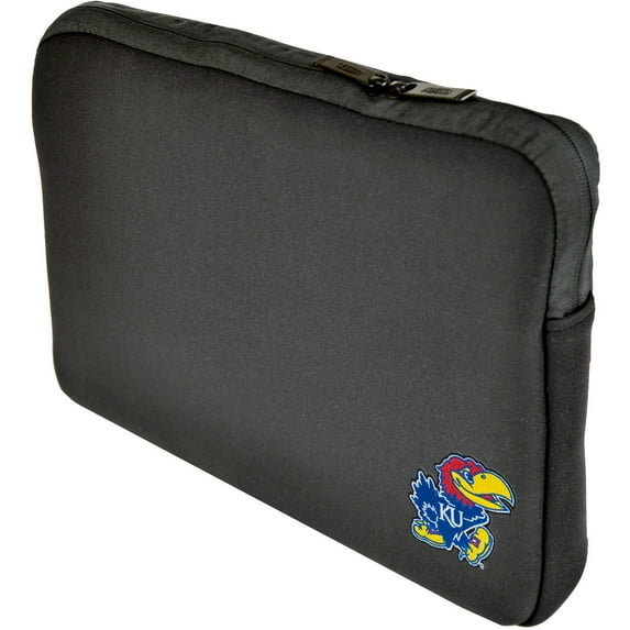 Altego Carrying Case (Sleeve) for 15" Notebook - Black - Neoprene - University of Kansas Embroidered Logo