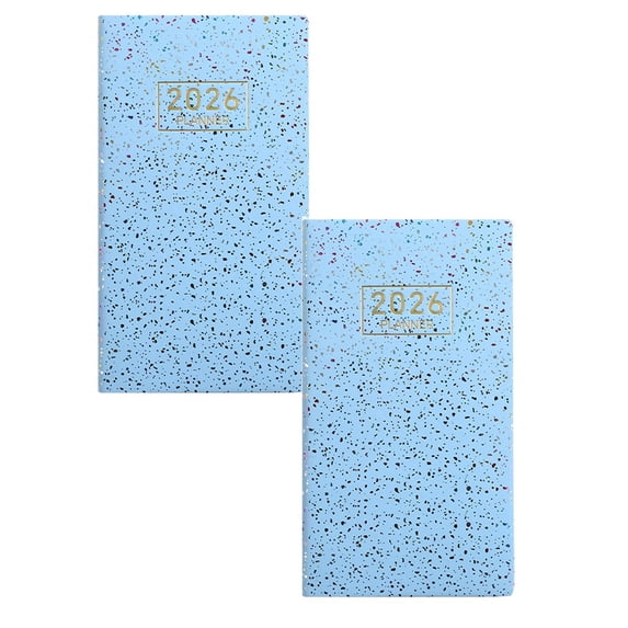 Notebook Clearance,2026-2027 Planner, 2026 Planner, 2026 Weekly and Monthly Planner, A Monthly, Weekly & Daily Planner with Calendar, Perfect Daily Organizer, 3.8*6.8 inch 2PCS