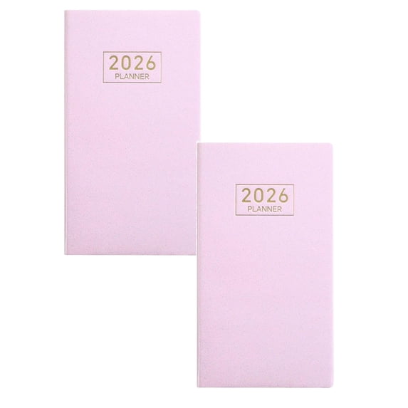 Notebook Clearance,2026-2027 Planner, 2026 Planner, 2026 Weekly and Monthly Planner, A Monthly, Weekly & Daily Planner with Calendar, Perfect Daily Organizer, 3.8*6.8 inch 2PCS