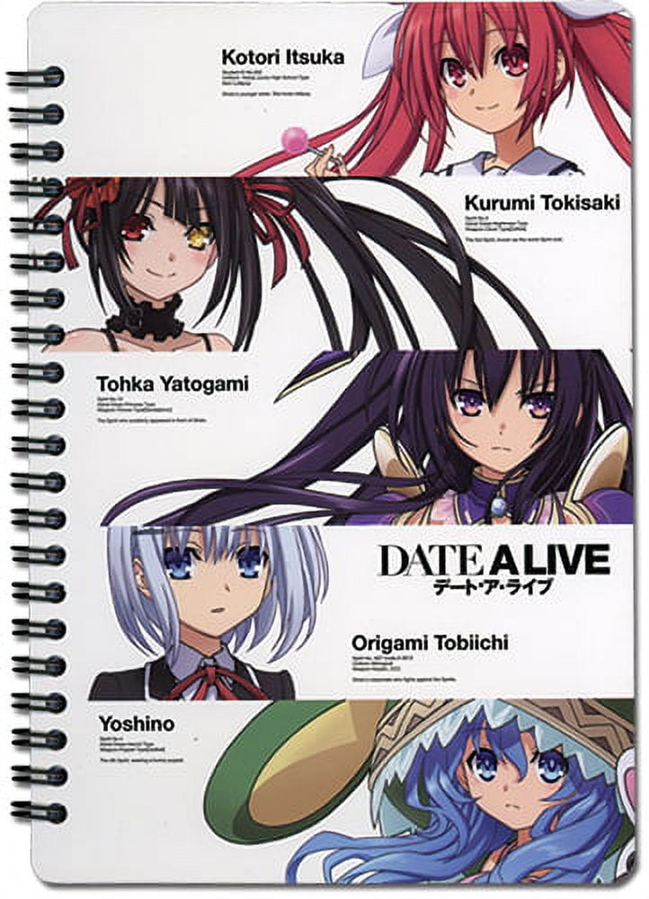Notebook - Date A Live - New Main 4 Kurumi Spiral Anime Licensed