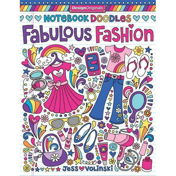Notebook Doodles Notebook Doodles Fabulous Fashion: Coloring & Activity Book, Book 6, (Paperback)