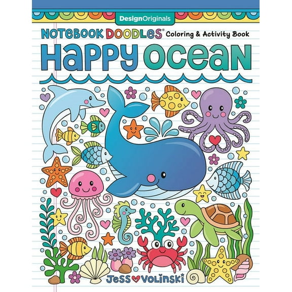 Notebook Doodles Notebook Doodles Happy Ocean: Coloring & Activity Book, (Paperback)