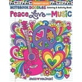 thumbnail image 1 of Pre-Owned Notebook Doodles Peace, Love, and Music: Coloring & Activity Book (Paperback) 1497200180 9781497200180, 1 of 1