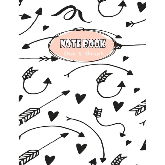Notebook Dot Graph: Notebook for Writing Letters & Words Dot Graph & Line Sketch 8.5" X 11" - 110 Pages