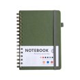 thumbnail image 1 of A5 Hardcover Lined Notebook with Elastic Closure Strap & Pen Loop, Thick Ink-Proof Bleed Resistant Paper, Portable Business Diary for Office Meeting Work Planning, 1 of 6