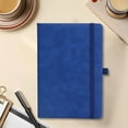 thumbnail image 1 of Notebook, Journal, 200 Pages Thick Paper with Hardcover Design, Elastic Closure, Inner Pocket, Bookmark, and Lay Flat Binding for Students and Note Taking, 1 of 6