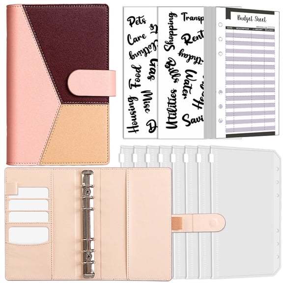 Notebook Journal Small Creative Splice A6 Ledger Zipper Bag Macaron Color Budget