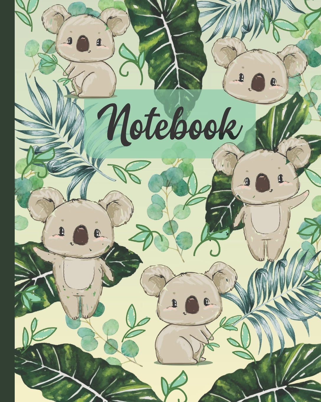 Personalized Sketchbook for Kids, Koala Drawing Book, Zoo Drawing Book,  Custom Kids Gift Doodle Book 