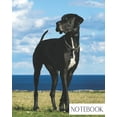 thumbnail image 1 of Notebook : Large College Ruled Notebook for Everyday Use Black Great Dane Dog (Paperback), 1 of 1