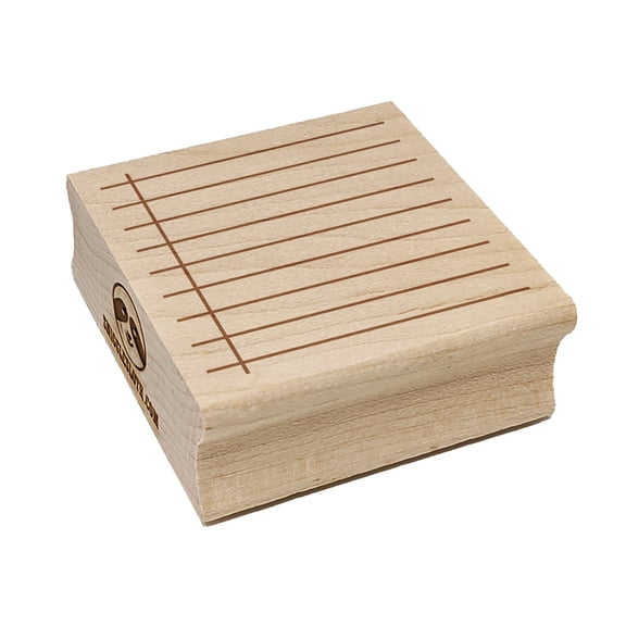 Notebook Lines Square Rubber Stamp Stamping Scrapbooking Crafting - Medium 1.75in