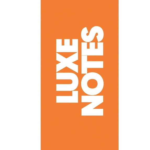 Notebook: Luxe Notes, (Hardcover)