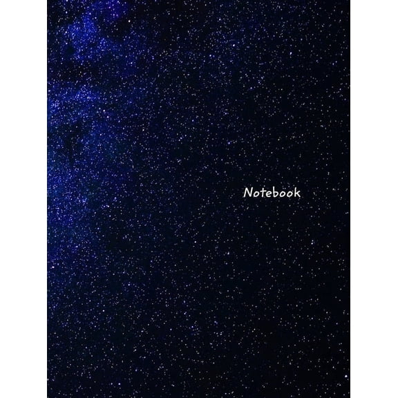 Notebook: Milky Way Galaxy, College Ruled Notebook, Journal, (Hardcover)