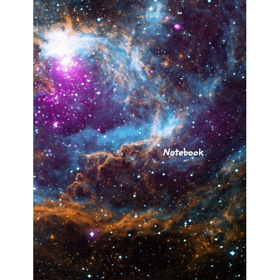 Notebook: Milky Way Nebula Design Notebook, Journal, (Hardcover)