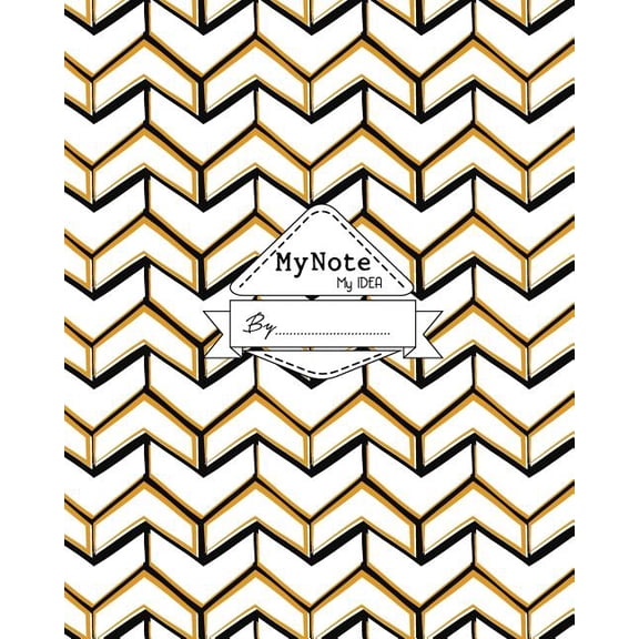 Notebook: My Note My Idea,8 x 10, 110 pages: Decorative-hand-drawn-8: (School Notebooks) (Paperback)