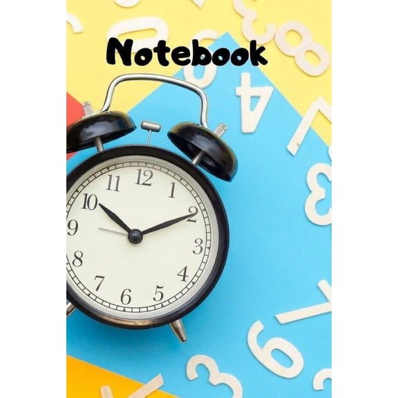 Notebook: Notebook / Diary With Colored Cover - Wide Ruled Line Paper (Paperback)