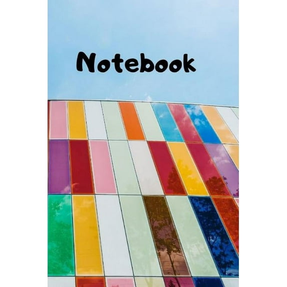 Notebook: Notebook / Diary With Colored Cover - Wide Ruled Line Paper (Paperback)