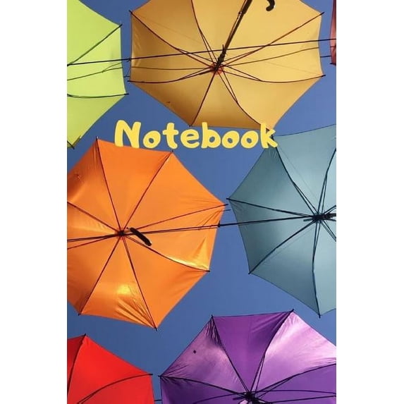 Notebook: Notebook / Diary With Colored Cover - Wide Ruled Line Paper (Paperback)