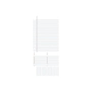 Notebook Paper Dry Erase Wall Decals