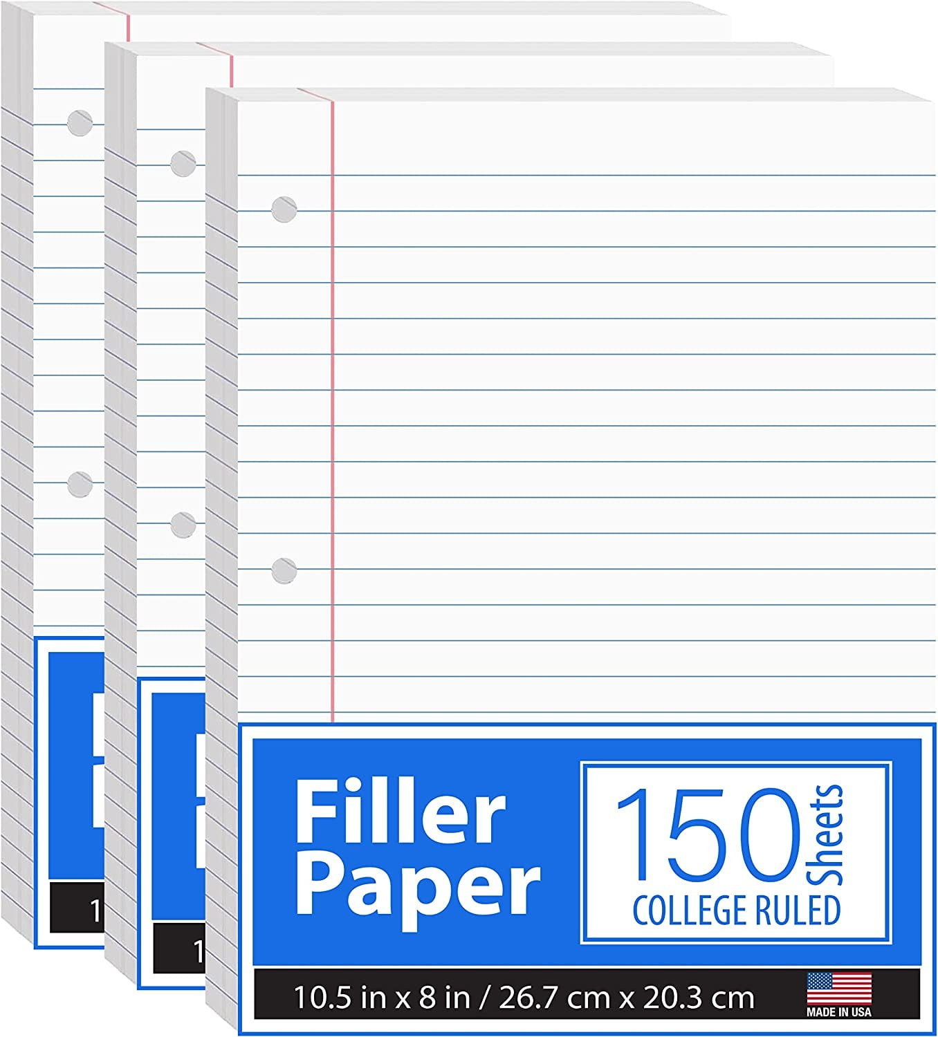 Notebook Paper Loose Leaf Paper College Ruled Paper 10 5 X 8 Filler notebook-paper-loose-leaf-paper-college-ruled-paper-10-5-x-8-filler