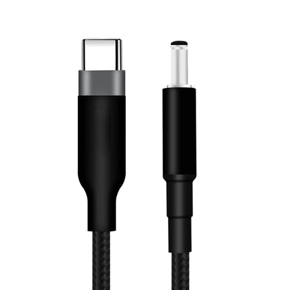Notebook Power Cable USB C Male to DC5.5x2.1mm Connection Robust Braided Wire for Notebooks 20V 5A