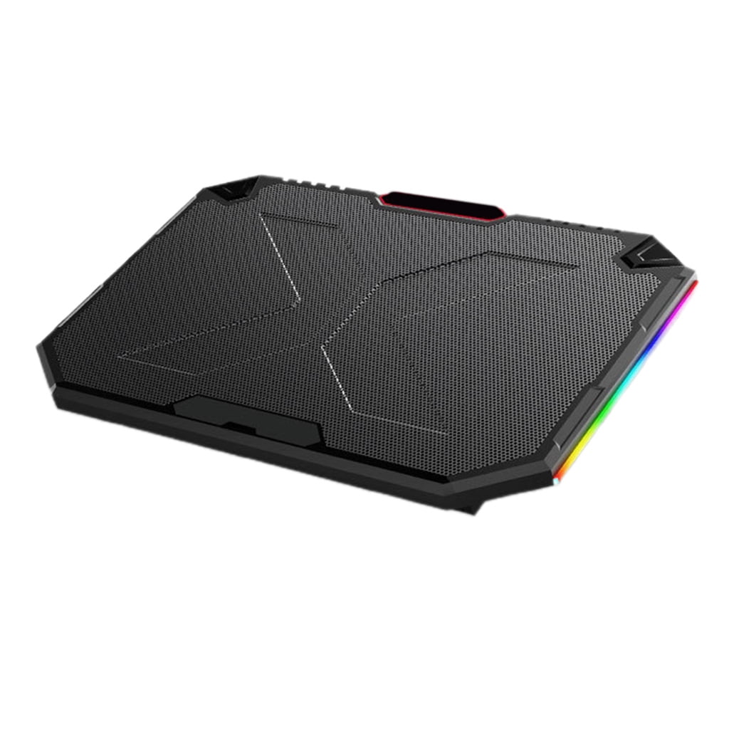Notebook Radiator Cooling Bracket Riser RGB Light 2x USB Laptop Cooling Holder