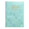 Notebook for Recording Daily Planner Leather Planner 2024 Pocket