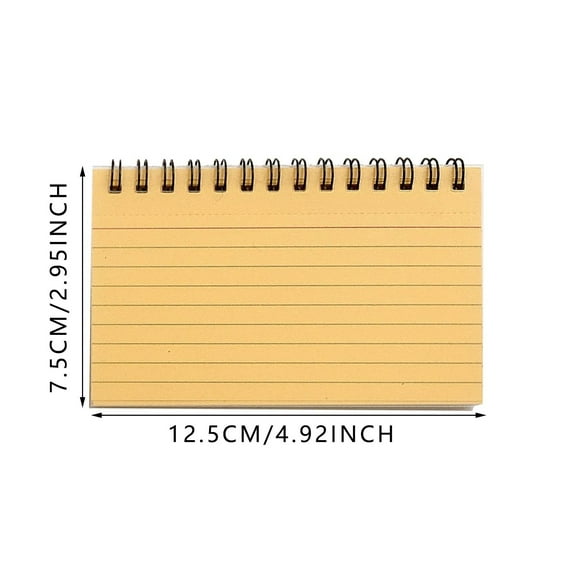 Notebook for Recording, Hilingoto 50 Pieces Multicolor Index Cards 3X5 Inches Ruled Index Cards Note Taking Paper for School Learning Memory Recipe Memo Scratch Pad Diy Greeting Card