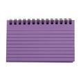 thumbnail image 1 of Notebook for Recording, Qyaukm 50 Pcs Ruled Index Cards, 9 Colors 3X5 Inches Colorful Index Cards, Heavy Colored Note Cards, Study Cards for Classroom, Learning, Memo Scratch Pad, Deep Purple, 1 of 9