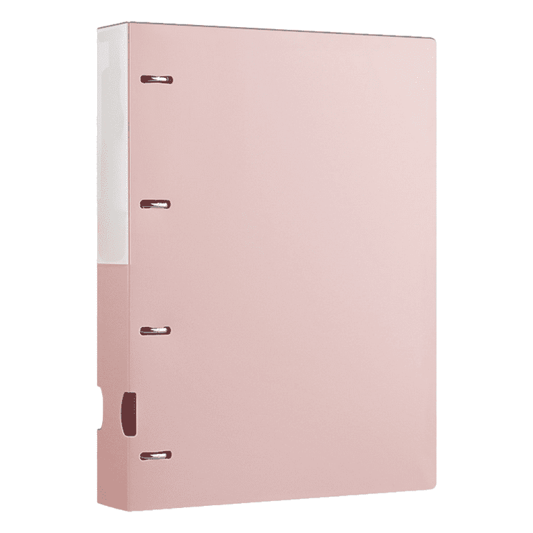 Notebook, Refillable 2 Holes Notebook Binder - Pink