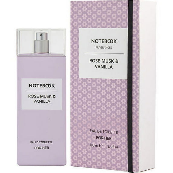 Notebook Rose Musk & Vanilla by Selectiva SPA Eau De Toilette Spray 3.4 oz for Women