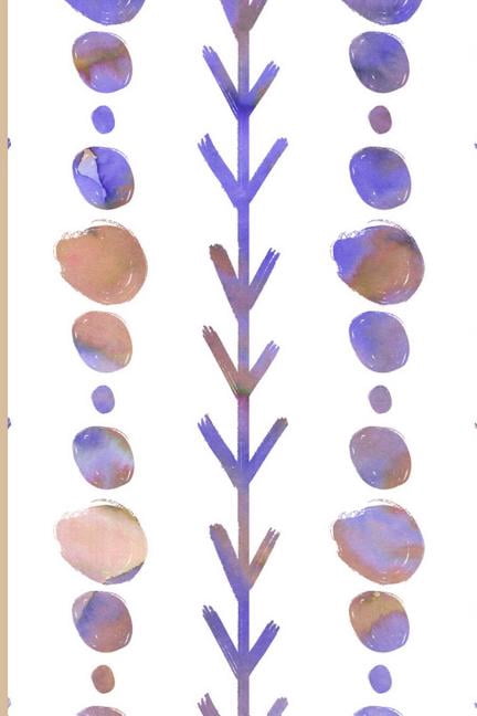 Notebook: Wide-ruled, 6 x 9 inch 150 page matte paperback notebook with eye-catching watercolour design (Paperback)